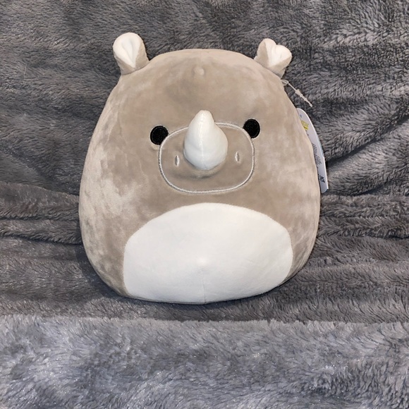 Squishmallow “Irving” rhinoceros 
8” BNWT - Picture 1 of 1